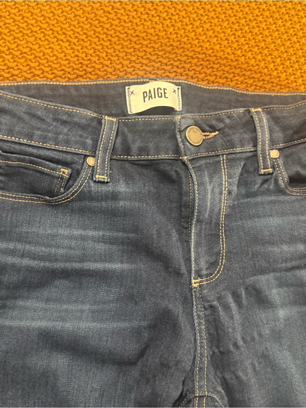 PAIGE Men’s Indigo Slim Stretch Jeans
